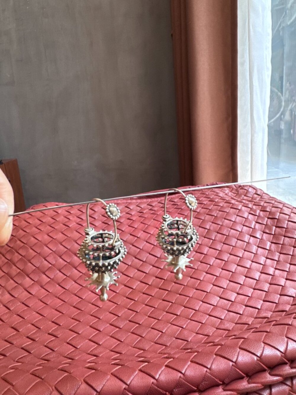 Bhavya Ramesh handmade 925 Sterling Silver earrings jewelry